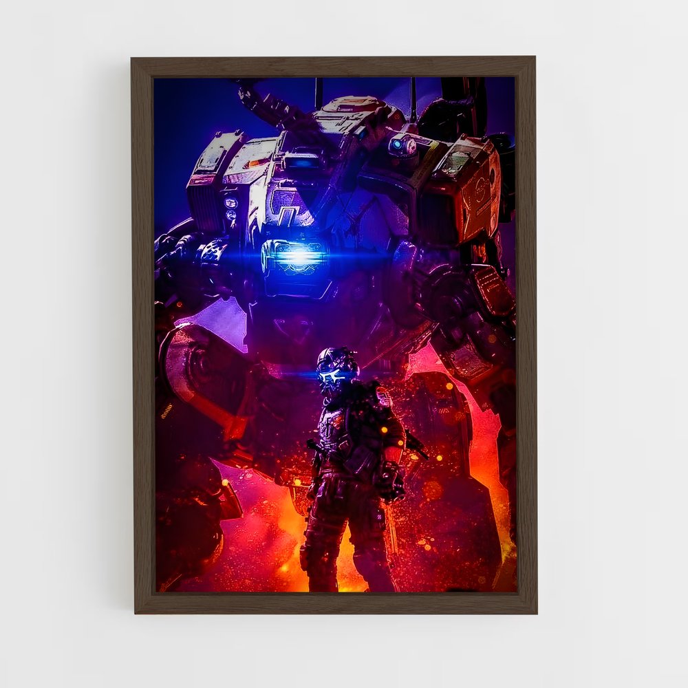Poster Transformers : L'Alliance des Héros – affiche Titanfall (vue 5)